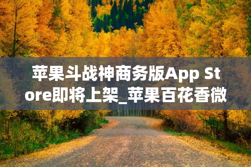 苹果斗战神商务版App Store即将上架_苹果百花香微信分身软件分身软件