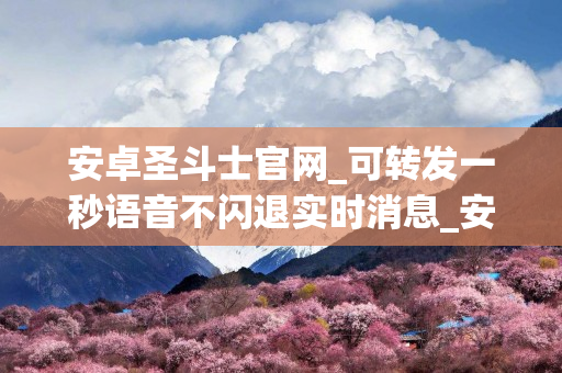 安卓圣斗士官网_可转发一秒语音不闪退实时消息_安卓六芒星正版激活码