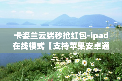 卡姿兰云端秒抢红包-ipad在线模式【支持苹果安卓通用】