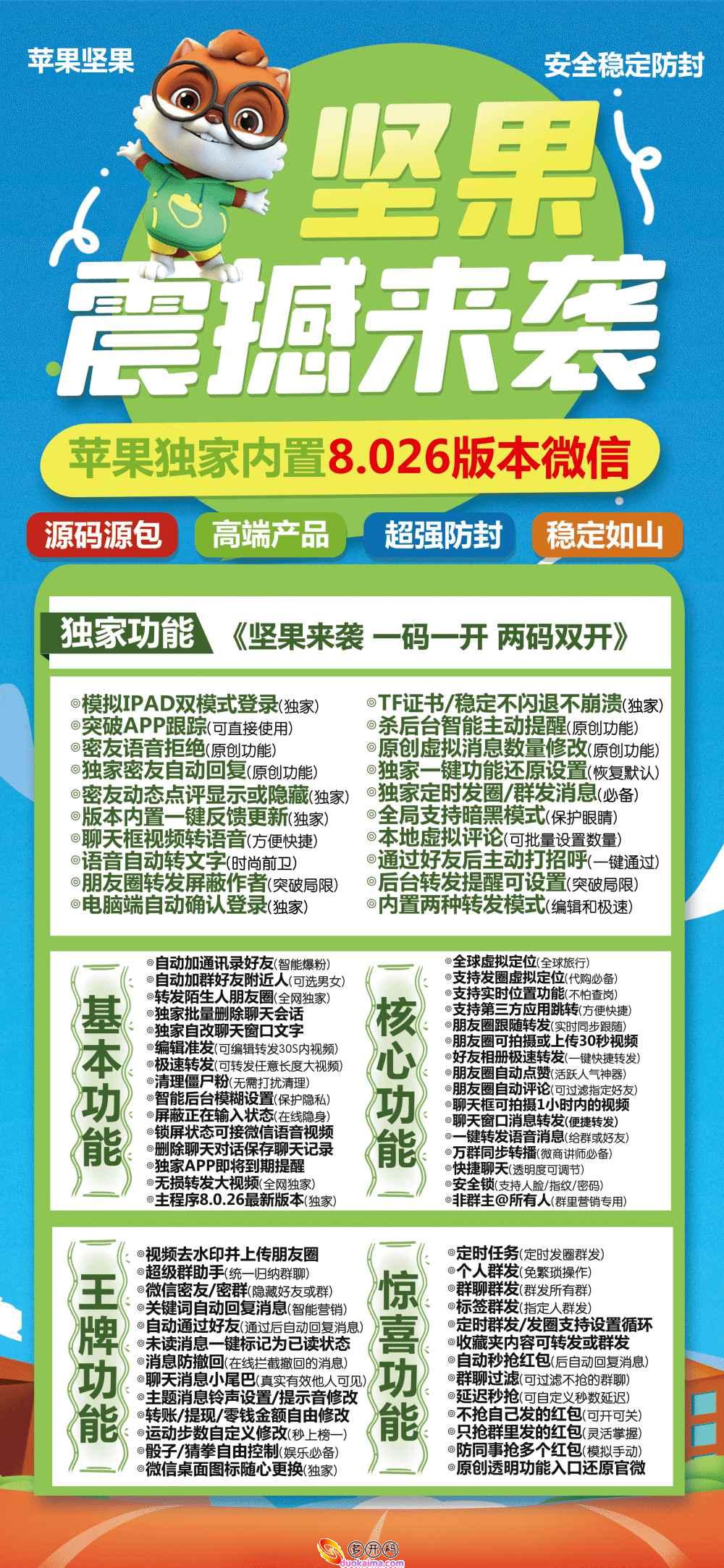 【苹果龙珠哆开官网下载更新地址激活授权码卡密】搜哈哈商城-自动发卡平台《迎用哆开群发加人》微信哆开